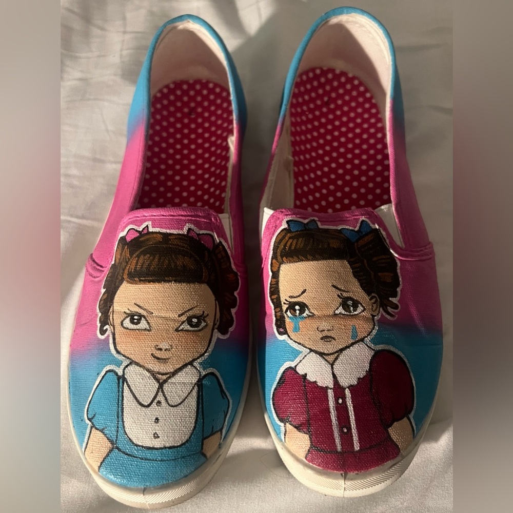 Melanie Martinez hand painted shoes size 7 women
